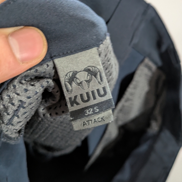 KUIU Attack Hunting Pants Mens 32S Navy Primeflex DWR Makspec Vents Quick Dry - Picture 9 of 10